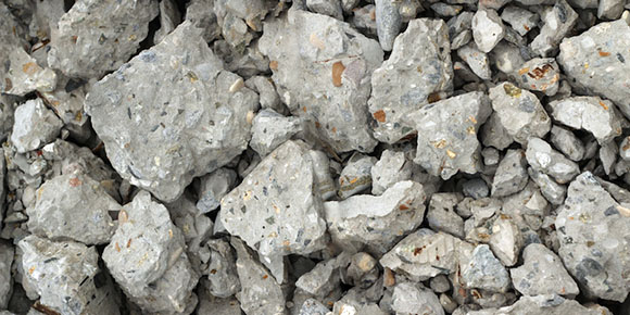 pile of rubble concrete abstract background